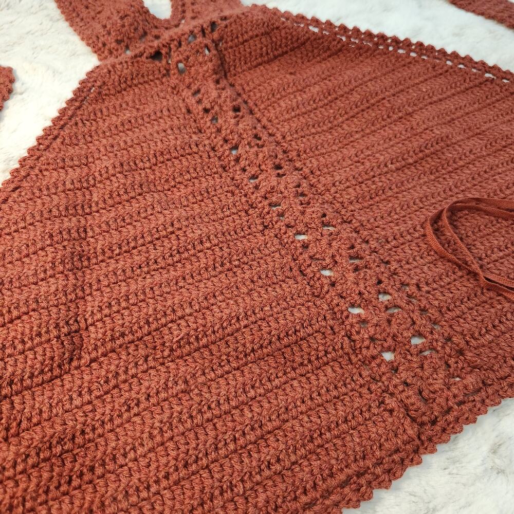NWT American Eagle crochet tie-back crop top size XS - Picture 7 of 7